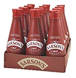 Sarsons Malt Vinegar Lot de 12 bouteilles en plastique 300 ml