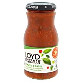 Sauce pour pâtes aux tomates et basilic Loyd Grossman - 350 g - Paquet de 1