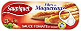 Saupiquet Filets de maquereaux sauce tomate & basilic - La boîte de 169g