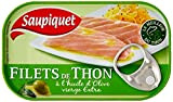 Saupiquet Filets de thon à l'huile d'olive vierge extra 115 g - Lot de 6