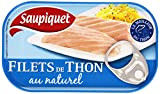Saupiquet Filets de thon au naturel - La boîte de 81g poids net egoutté
