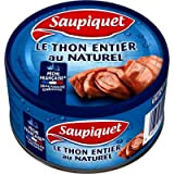 Saupiquet Thon au Naturel Pêche Française la Boîte de 140 g/Poids Net Égoutté 200 g