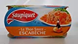 Saupiquet Thon en sauce à l'escabèche - Le lot de 2 boites, soit 270g net égoutté