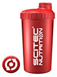 Scitec Nutrition Shaker, Shaker protéiné, sans BPA, 700 ml, Rouge