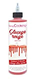 SCRAP COOKING Glaçage Rouge Prêt à l’Emploi Chocolaté & Séchage Rapide pour Pâtisseries/Éclairs/Gâteaux/Biscuits/Desserts/Dripcake Cake Design - 4700