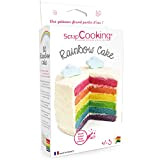 ScrapCooking - Kit Rainbow Cake - Set Gâteau Arc-en-Ciel avec Levures Colorantes Rouge, Jaune, Bleu, Vert & Recette - Pâtisserie ...