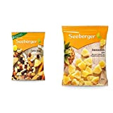 Seeberger Caribic Royal : Mélange sucré de papaye, ananas, mangue, raisins et cubes de pommes (1 x 200 g) & Morceaux d’ananas ...