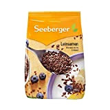 Seeberger Graines de lin : Graines de lin naturelles - idéales pour la pâtisserie ou saupoudrées sur des salades et des ...