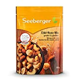 Seeberger Lot de 5 noix, mélange de noix, d'amandes, de noix de cajou et de macadamias - rôti et salé, ...