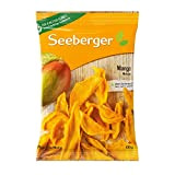 Seeberger Mangue : Lamelles de mangues séchées mûries au soleil - fruitées et exotiques - sans sucre ajouté - encas énergétique, ...