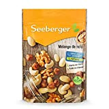 Seeberger Mélange de noix : Mix pur de noix composé de noisettes décortiquées croquantes, amandes, noix et noix de cajou - ...