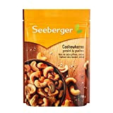 Seeberger Noix de cajou grillées et salées : Noix de cajou entières délicatement raffinées - croquantes, de la meilleure qualité, vegan ...
