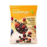 Seeberger Sélection de superfruits : mélange acidulé et sucré de canneberges, prunes, baies d'aronia & cerises - pour grignoter et ...