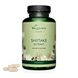 Shiitake Vegavero® | Dosage Élevé : 750 mg d’Extrait par gélule | Avec 40% Polysaccharides + 30% Bêta-Glucanes | Défenses ...