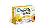 Simply Delish, Sugar-Free Natural Jelly Dessert - Vegan, Gluten and Fat-Free, Peach Flavour - Pack of 6, 20g Keto Friendly ...