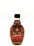 Sirop d'érable ambré du Canada pur à 100 % dans une bouteille anse - 189 ml - Les trésors d'érable