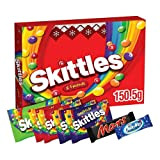 Skittles and Friends Sweets Boîte de sélection de bonbons de Noël Taille moyenne 150 g