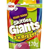 Skittles Giants Sour Bonbons Pochette 170 g