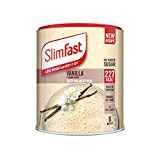 Slimfast Vanilla 292g, Meal Shake Saveur Vanille, Peut vous aider à perdre du poids sans le reprendre, Vous pouvez secouer ...