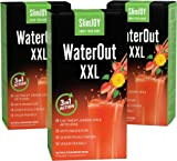 SlimJOY WaterOut XXL - boisson drainante naturelle, diurétique et détoxifiante - 3x10 sachets, suffisant pour 30 jours - avec E-Book ...