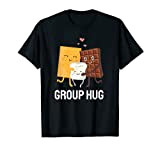 Smores Group Hug Camping S'mores Guimauves au chocolat T-Shirt