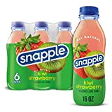 Snapple Kiwi Strawberry, Flacon en plastique recyclé, 473 ml – Lot de 24