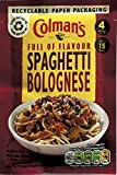 Spaghetti Bolognese de Colman Sauce du MIX (44g) - Paquet de 6