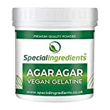 Special Ingredients Agar agar en poudre 250 gr qualité supérieure - Idéal pour les végétaliens et végétariens, sans OGM, sans ...