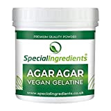 Special Ingredients Agar agar en poudre 500 gr qualité supérieure - Idéal pour les végétaliens et végétariens, sans OGM, sans ...