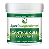 Special Ingredients Gomme xanthane en poudre 100 gr qualité supérieure - Idéal pour les végétaliens et végétariens, sans OGM, sans ...