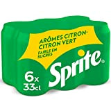 Sprite Citron-Citron Vert 6x33cl canettes