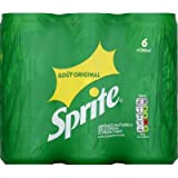 SPRITE Soda citron citron-vert - Le pack de 6 canettes de 33cL