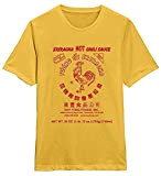 Sriracha Hot Chili Sauce - Huy Fong Foods Mens T Shirt Yellow XL