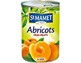 St Mamet Abricots demi-fruits au sirop - La boîte de 410g