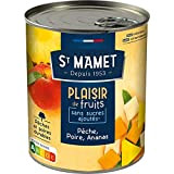 St Mamet Fruits au sirop pèche & poir