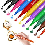 Starich Lot de 11 stylos de colorant alimentaire pour la cuisson des aliments - Marqueur comestible avec pointe fine et ...