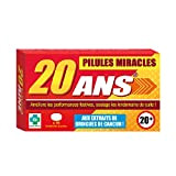 STC Boite de Médicament Bonbon Humoristique – Pilules Miracles Anniversaire 20 Ans