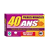STC Boite de Médicament Bonbon Humoristique – Pilules Miracles Anniversaire 40 Ans