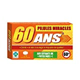 STC Boite de Médicament Bonbon Humoristique – Pilules Miracles Anniversaire 60 Ans