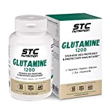 STC NUTRITION - Glutamine 1200 - Synthèse des protéines & protection immunitaire - 100% vegan - Anti-Dopage - Cure de ...