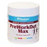Stimium® Preworkout Max, Energy Drink en poudre avec créatine, acides aminés, caféine, cétones et complexes de vitamines B Complex, Saveur ...