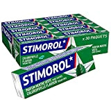 Stimorol - Chewing Gum Sans Sucres avec Édulcorants - Parfum Chlorophylle - Lot de 30 étuis de 10 tablettes - ...