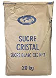 Sucré Cristal - Sucre Blanc N° 2 20kg/Sac - Offre de 1 et 2 sacs de 20kg - Livraison Gratuite ...