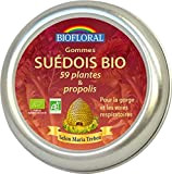 Suédois Bio - 59 plantes et propolis - Gommes boîte 45gr