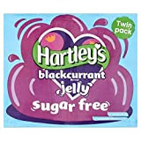 Sugar Free Blackcurrant Jelly Cristaux de 23g de Hartley