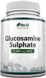 Sulfate de Glucosamine 1,500 mg 2KCl | 365 Comprimés (Approvisionnement pour 1 An) | Haute Puissance | Fabriqué au Royaume-Uni ...