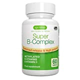 Super B-Complex - Vitamines du Complexe B - B1, B2, B3, B5, B6, B7, B12, Folate & Vitamine C. Plus ...