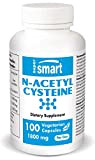 Supersmart - N-Acetyl Cysteine (NAC) 600 mg- Acide Aminés, Antioxydant et Anti-âge - Contribue à la protection du foie | ...