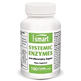 Supersmart - Systemic Enzymes - Contient 8 Enzymes Différentes pour Aider à la Digestion et Lutter contre l’Inflammation | Sans ...