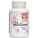 Supplément de glutathion liposomal 1000mg, capsules molles de glutathion réduit avec vitamine C, sans gluten, sans OGM et meilleure absorption, ...